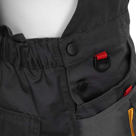 Полукомбинезон профессиональный рабочий, 65% полиэстер 35% хлопок, L Denzel