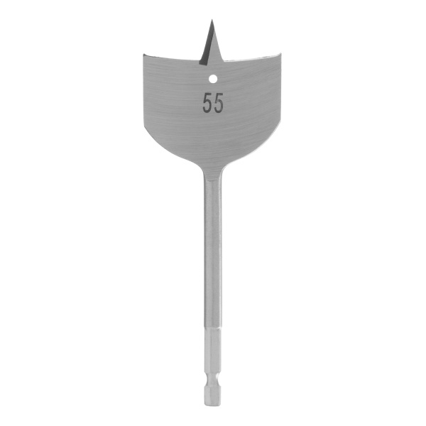 Сверло по дереву перовое, 55 мм, шестигранный хвостовик Matrix