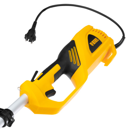 Триммер электрический TE-1200, 1200 Вт, 380 мм, катушка + диск, разборная штанга Denzel цена