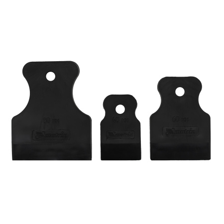 Набор шпателей 40-60-80 мм, черная резина, 3 шт Matrix цена