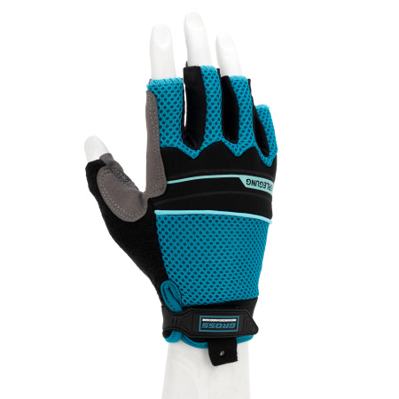 Перчатки комбинированные облегченные, открытые пальцы, AKTIV, размер М (8) Gross цена