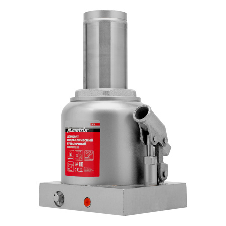 Домкрат гидравлический бутылочный, 50 т, h подъема 236-356 мм Matrix цена
