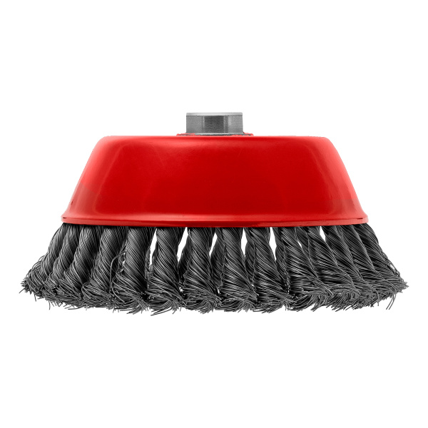 Щетка для УШМ, 150 мм, М14, "чашка", крученая проволока 0.35 мм Matrix