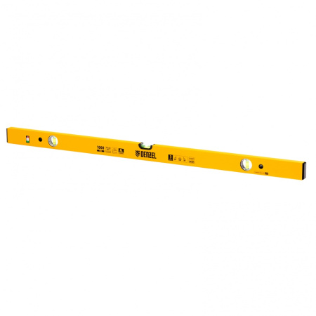 Уровень алюминиевый, 1000 мм, фрезерованный, 3 глазка Denzel цена