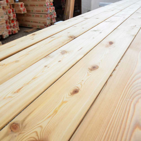 Планкен скошенный 20х90х3000 Лиственница БС 0.27м2