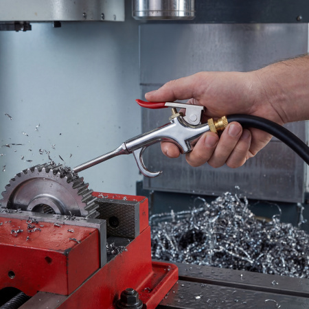 Набор продувочный пистолет, пневмат. в комплекте с насадками, 4 шт Matrix цена