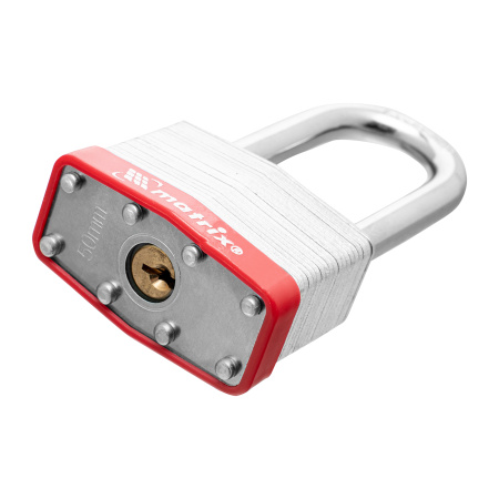 Замок навесной, 50 мм, удлиненная дужка Matrix цена