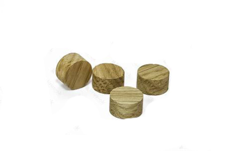 Пробка деревянная Дуб d-12 мм. 10 шт/упак.
