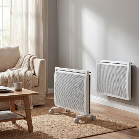 Конвектор гибридный электрический HybridX-1500, ИК нагреватель, цифровой термостат Denzel