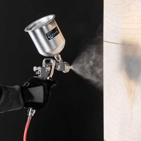 Краскораспылитель пневматический с верхним бачком V 1, 0 л, сопло D 1.2, 1.5 и 1.8 мм Matrix цена