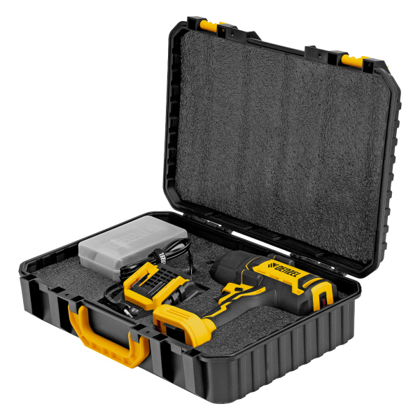 Гайковерт ударный аккумуляторный бесщет. CIWH-BL-20-1000, Li-Ion, 20 В// Denzel