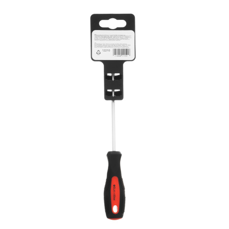 Отвертка Anti-Slip, SL4 х 100 мм, CrV, двухкомпонентная рукоятка Matrix