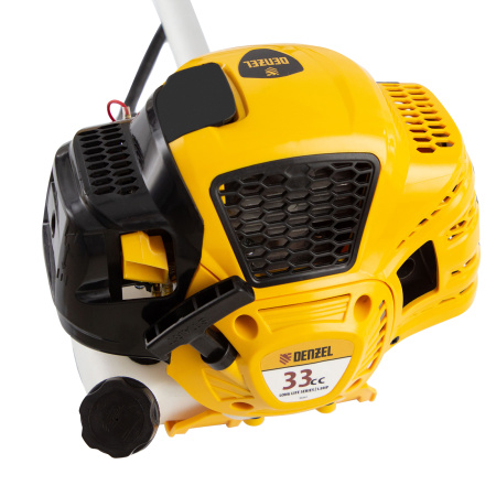 Триммер бензиновый DTL-33, 33 см3, неразъемная штанга Denzel цена