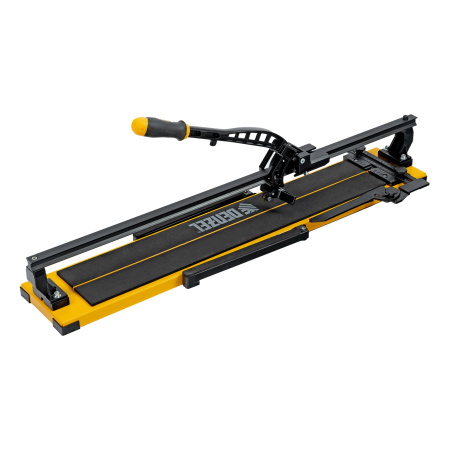 Плиткорез рельсовый 800х16мм, каретка на подш., стальная станина, усил. рукоятка-пенал Denzel цена