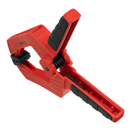 Струбцина клещеобразная 4, усиленная, пластиковый корпус, двухкомпонентные рукоятки, 100 мм Matrix цена