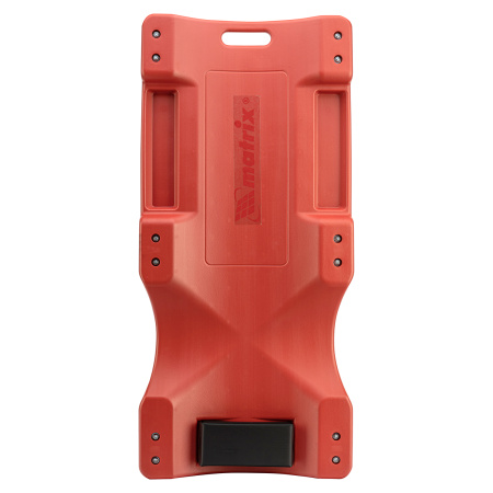 Лежак ремонтный на шести колесах, 1000 х 475 х 128 мм, пластиковый Matrix цена