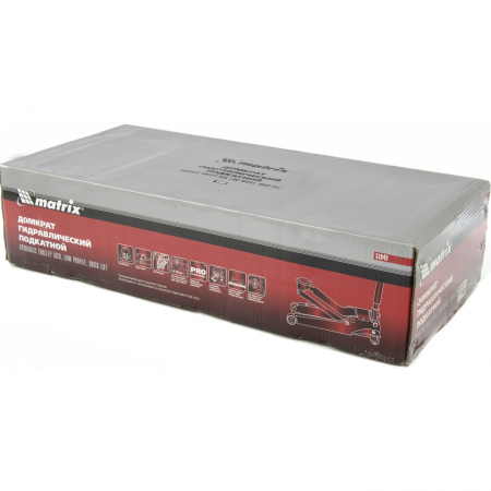 Домкрат гидравлический подкатной 98-535 мм. профессиональный, быстрый подъем 3.5 т, Low Profile, Quick Matrix цена