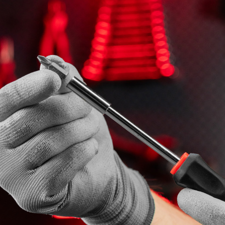 Отвертка с набором бит, 11 шт, Fusion, CrV, трехкомпонентная рукоятка "Anti slip" Matrix