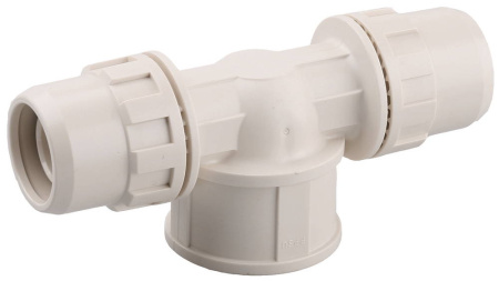 Кран ЗУБР ″ШиреФит″ запорный в сборе ″штуцер с гайкой - кран запорный - штуцер с гайкой″, 26мм