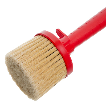 Кисть маховая, КМ 80, натуральная щетина, пластиковый корпус, пластиковая ручка Matrix цена