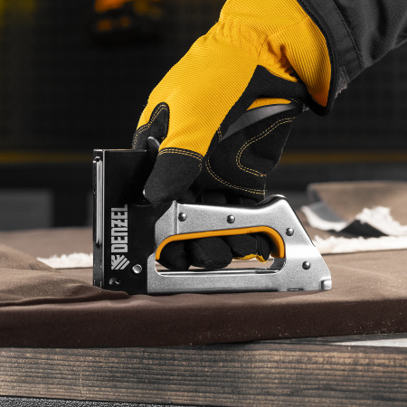 Скобы, 12 мм, для мебельного степлера, тип 53, 2000 шт. Denzel цена