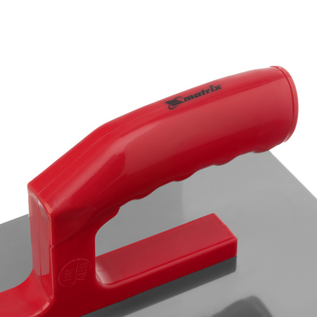 Гладилка стальная, 280 х 130 мм, зеркальная полировка, пластмассовая ручка Matrix цена