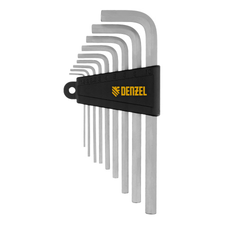 Набор инструментов, 1/2", 1/4", 3/8", CrV, S2, пластиковый кейс, 216 предметов Denzel