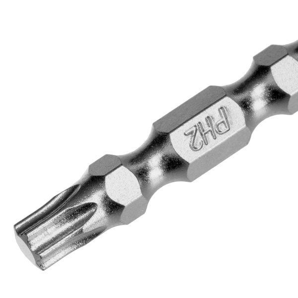 Набор бит двухстор., PH2-T30х45мм, PZ2-H4х45мм, сталь S2, 2 шт. Gross