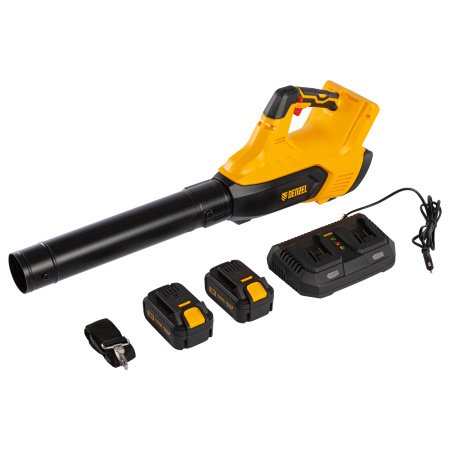 Воздуходувка аккумуляторная RB180-36, Li-ion, 36 В, 4 Ач, 180 км/ч, 820 м3/ч Denzel цена