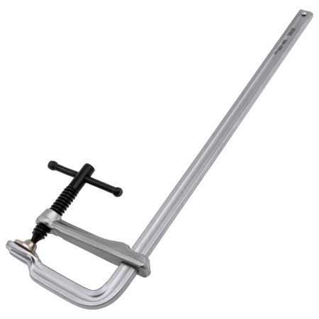 Струбцина F-образная, 100x400мм, кованая Denzel цена