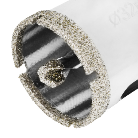 Сверло алмазное по керамограниту, 32 х 67 мм, трехгранный хвостовик Matrix