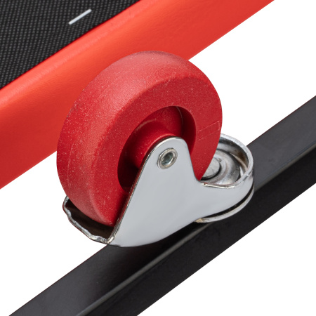 Лежак ремонтный на шести колесах, 1030 х 440 х 120 мм, поднимающийся подголовник Matrix цена