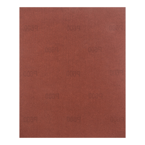 Шлифлист на бумажной основе, P 600, 230 х 280 мм, 10 шт, водостойкий Matrix