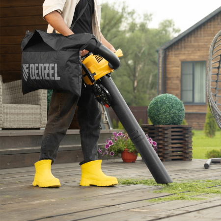 Воздуходувка-пылесос бензиновая GL-260, 26 см3, 1 л.с. Denzel цена