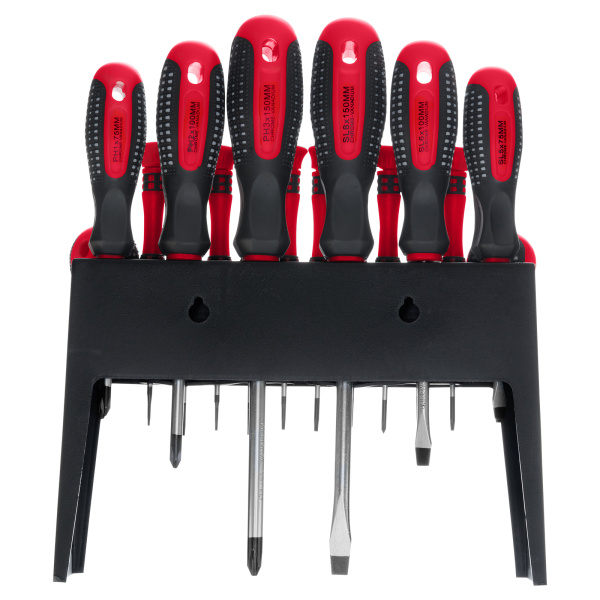 Набор отверток Fusion на подвесной полке 18 шт, CrV Matrix