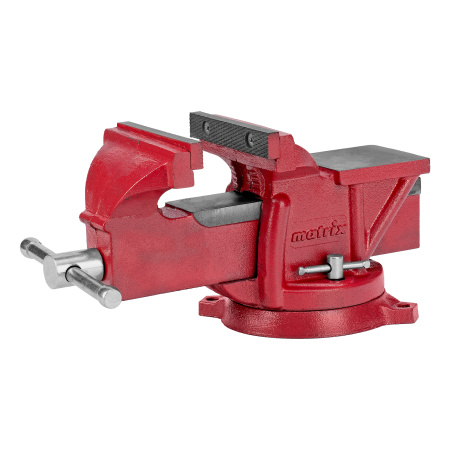 Тиски слесарные, 125 мм, поворотные, с наковальней Matrix