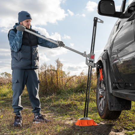 Домкрат реечный, 3 т, высота подъема 115-1315 мм, High Jack Matrix цена