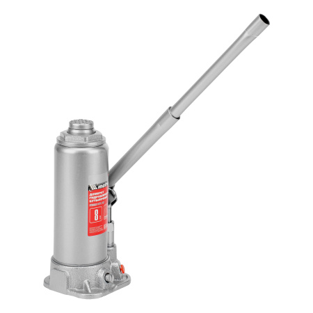 Домкрат гидравлический бутылочный, 8 т, высота подъема 230-457 мм Matrix цена