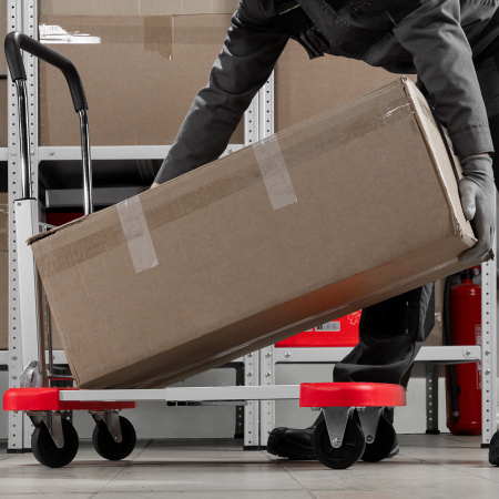 Тележка хозяйственная, телескопическая, грузоподъемность 150 кг Matrix цена