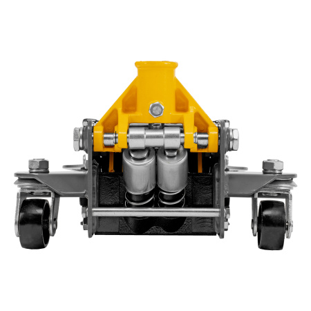 Домкрат гидравлический подкатной, 3 т, 75-500 мм, быстрый подъем, низкий подхват, проф. Denzel цена