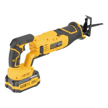 Пила сабельная аккумуляторная RS-180, Li-Ion, 20 В Denzel