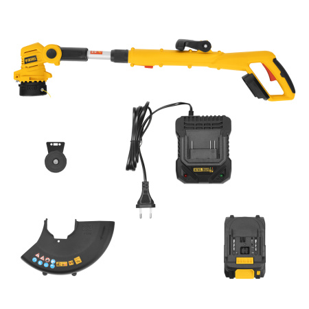 Триммер аккумуляторный GT-230, 230 мм, Li-Ion, 20 В Denzel цена