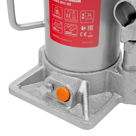 Домкрат гидравлический бутылочный, 12 т, h подъема 230-465 мм Matrix цена
