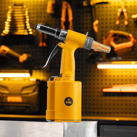 Пневматический заклепочник PR4, 2,4-4,8 мм Denzel цена