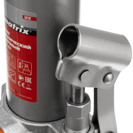 Домкрат гидравлический бутылочный, 3 т, h подъема 178-343 мм Matrix цена