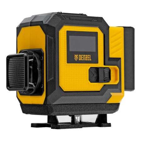 Лазерный уровень мультипризменный DLV-360-3C, 30 м, зеленый луч, Li-Ion 2,4 Aч, кейс// Denzel цена