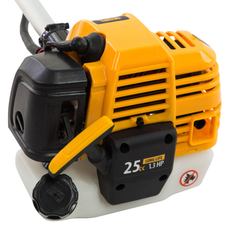 Триммер бензиновый DT 25, 25 см3, 1.3 л. с, неразъемная штанга, состоит из 2 частей Denzel цена