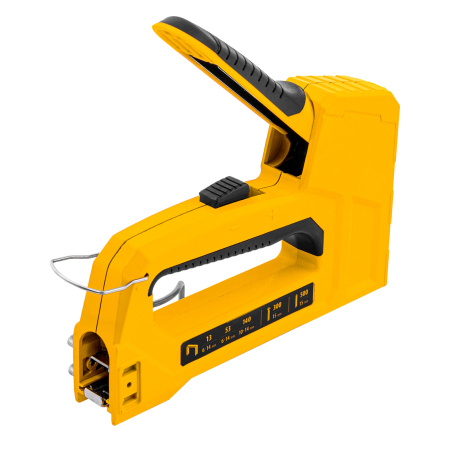 Степлер мебельный, тип 53 и 13, 6-14мм, тип 140, 10-14мм, тип 300, 15мм, тип 500, 15мм Denzel цена