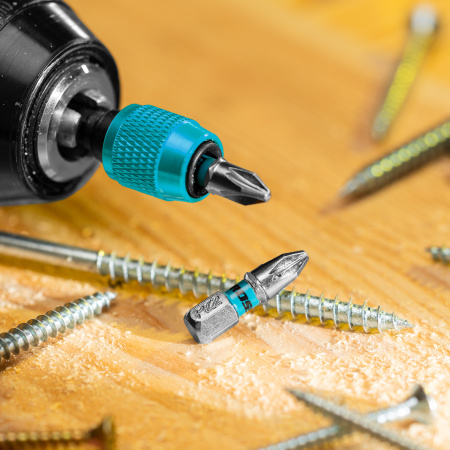 Бита PZ2х25мм, сталь S2, шестигр., 10 шт. Gross