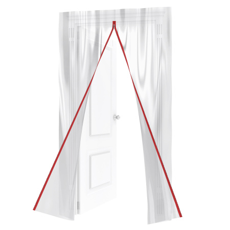 Пленочная дверь на молнии типа I, 220 x 120 cm, с малярной лентой 2.5 см х 10 м Matrix цена